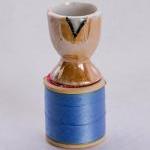 Tiny Art Deco Porcelain Egg..